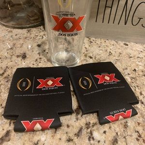 DOS Equis Beer Millennium XX Signature Pint glass